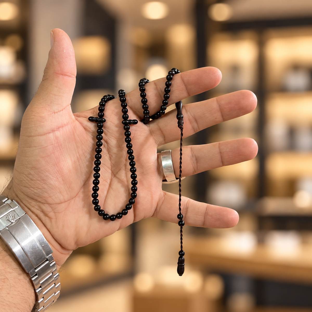 Koka Nafees – Premium Koka Wood Tasbeeh | 2mm | 100 Beads