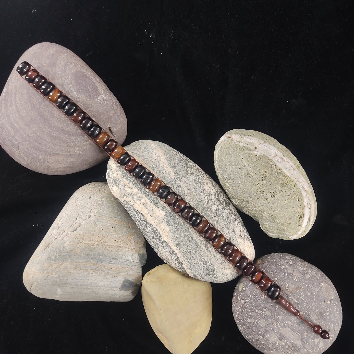 Brown Aqeeq Stone Tasbeeh Turkish Style 12mm/33 Beads