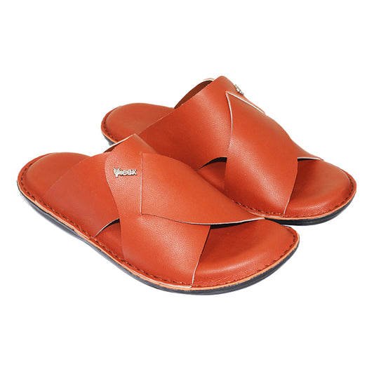 Handmade Slipper Brown Light Weight & Soft