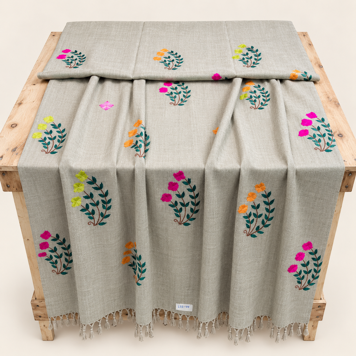 Ladies Swati Handmade Woolen Shawl , Article No LSS-041.