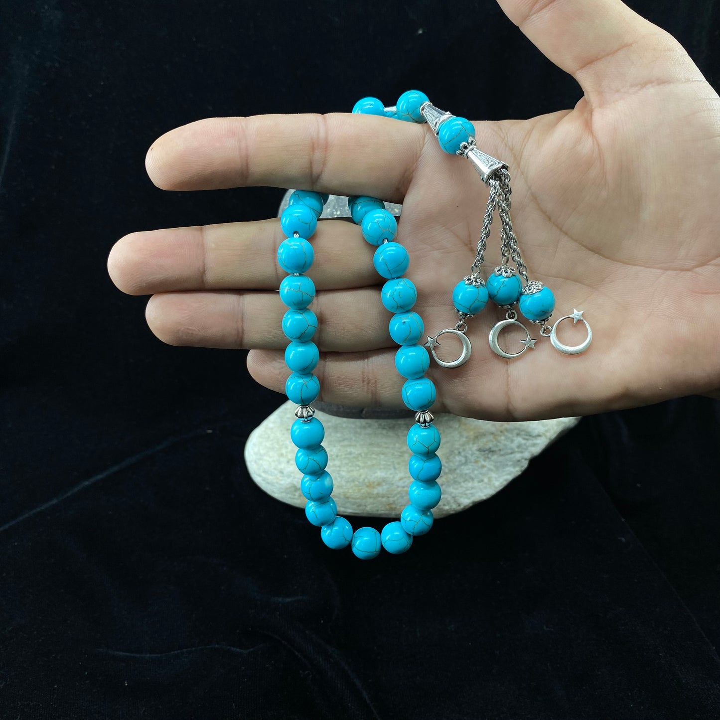 Ferozi Stone Tasbeehat