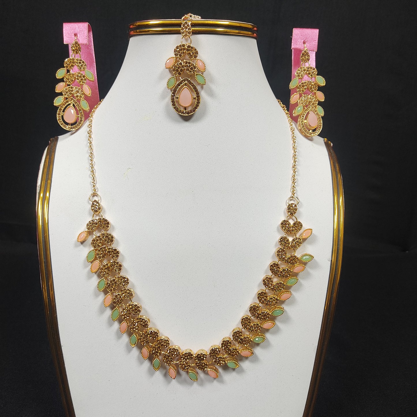 Anarkali The Necklace Set By Stonage...