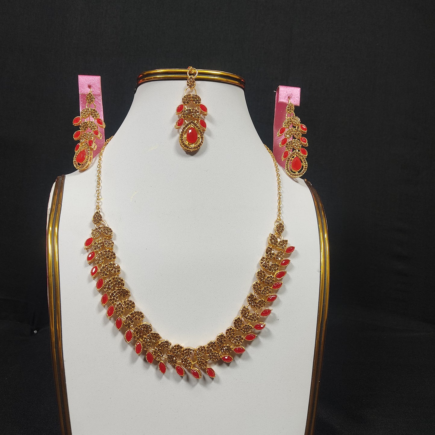 Anarkali The Necklace Set By Stonage...
