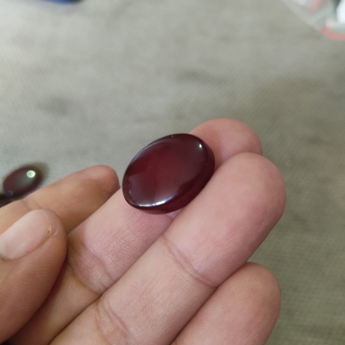 Yamni Aqeeq Stone (Blood Red) SA-101
