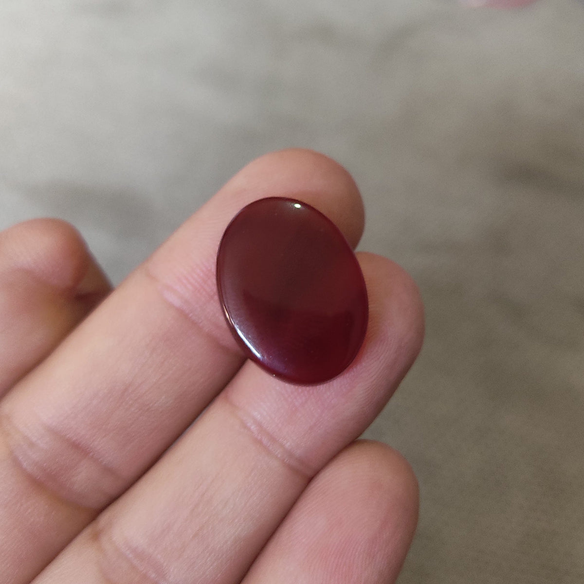 Yamni Aqeeq Stone (Brownish) Slim Size SA-103