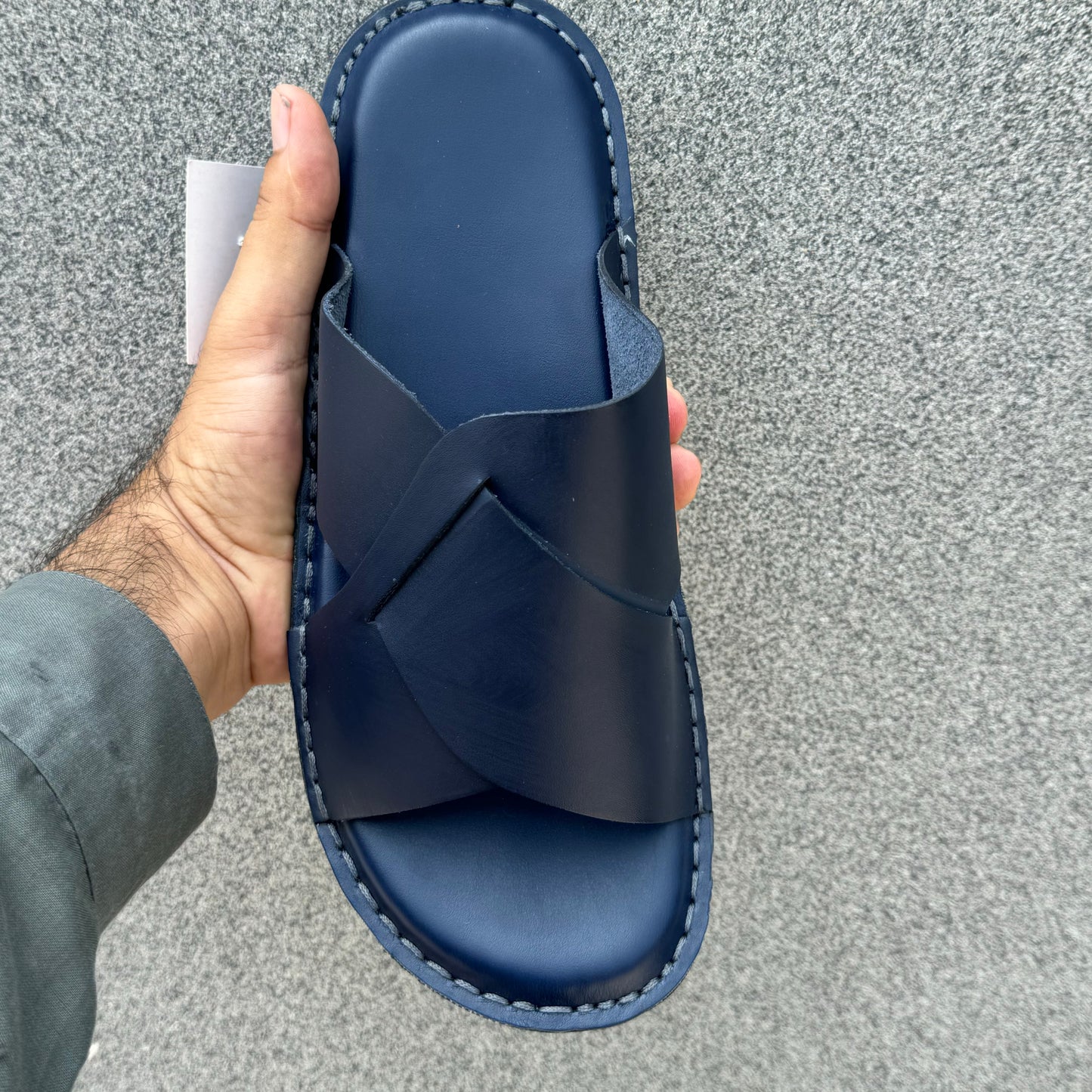 Handmade Slipper Blue Light Weight & Soft