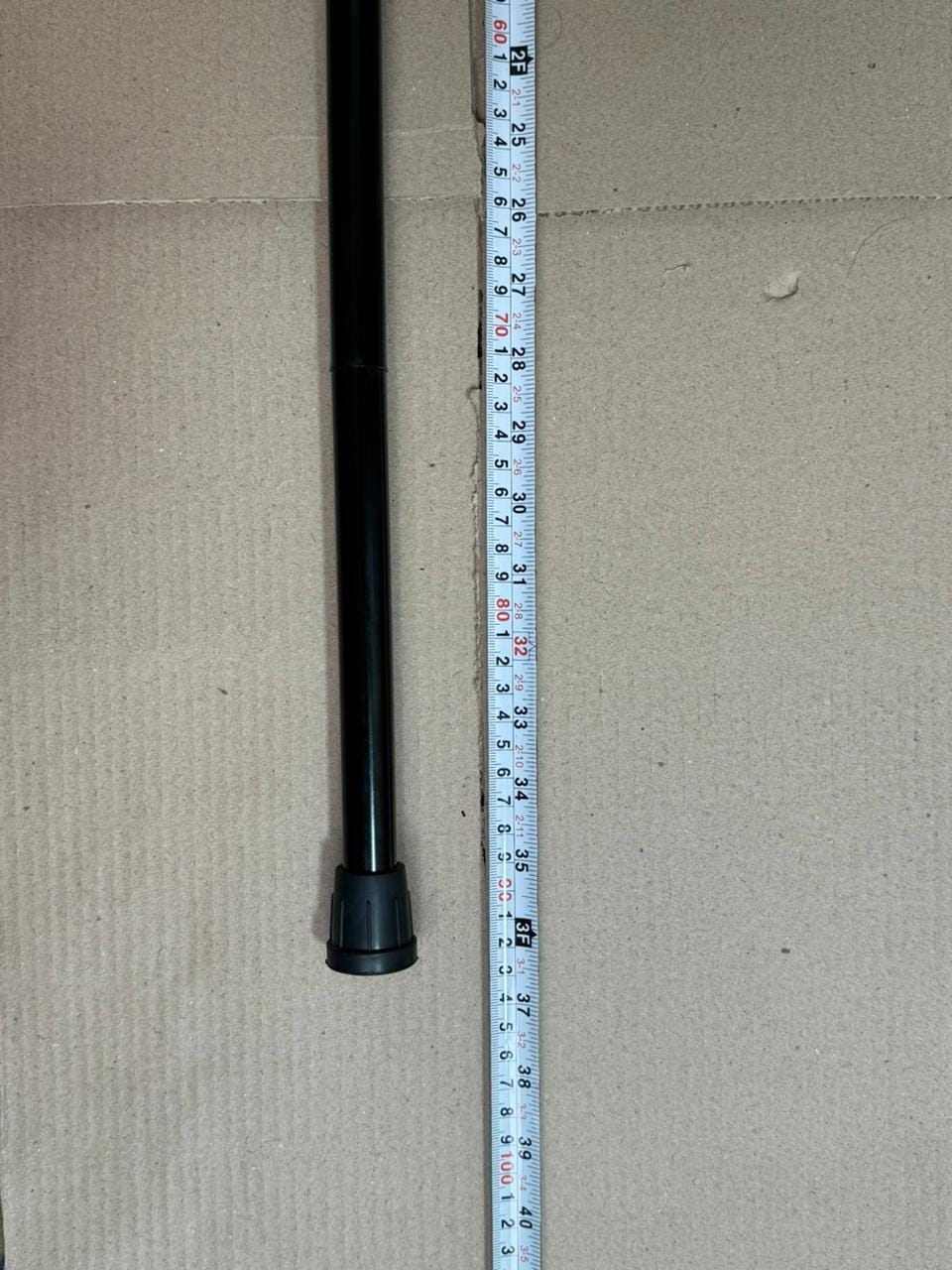 Aluminum Collapsible Walking Stick Black Color.