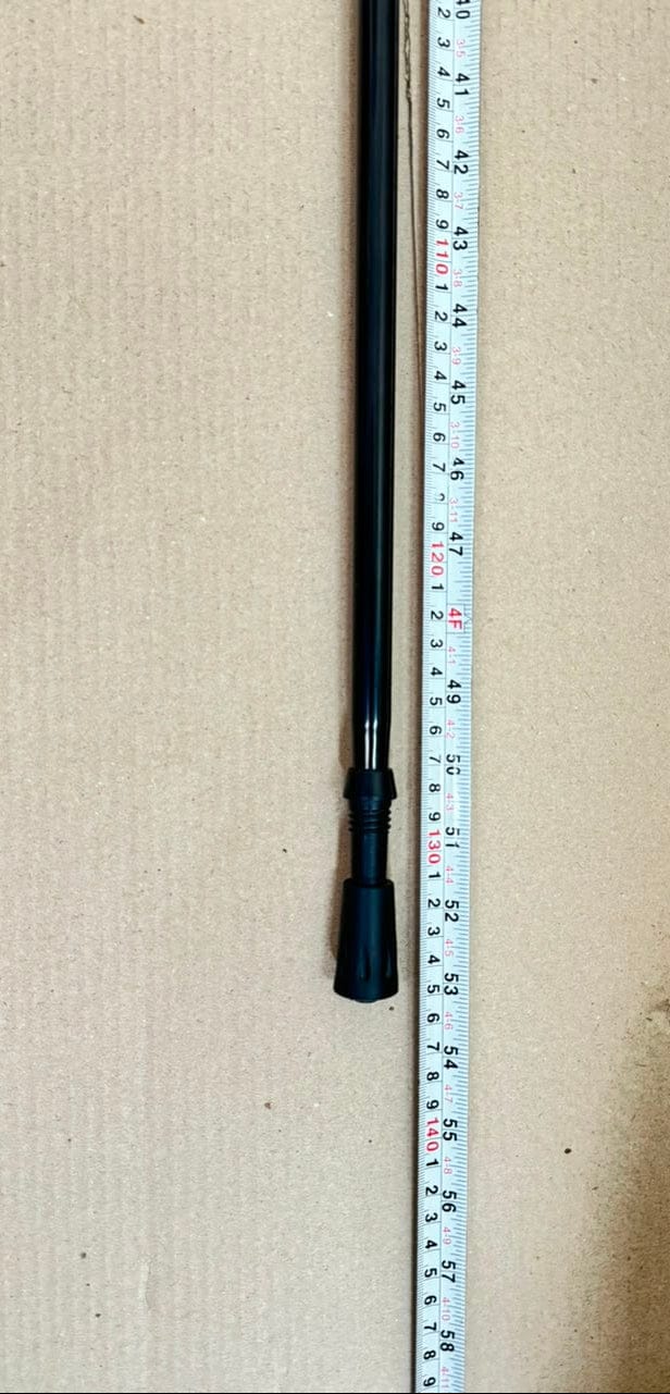 Hiking Stick-Aluminum -Shock Absorbing Trekking Pole – High-Stability & Durable Support ( Black ) Straight-Grip