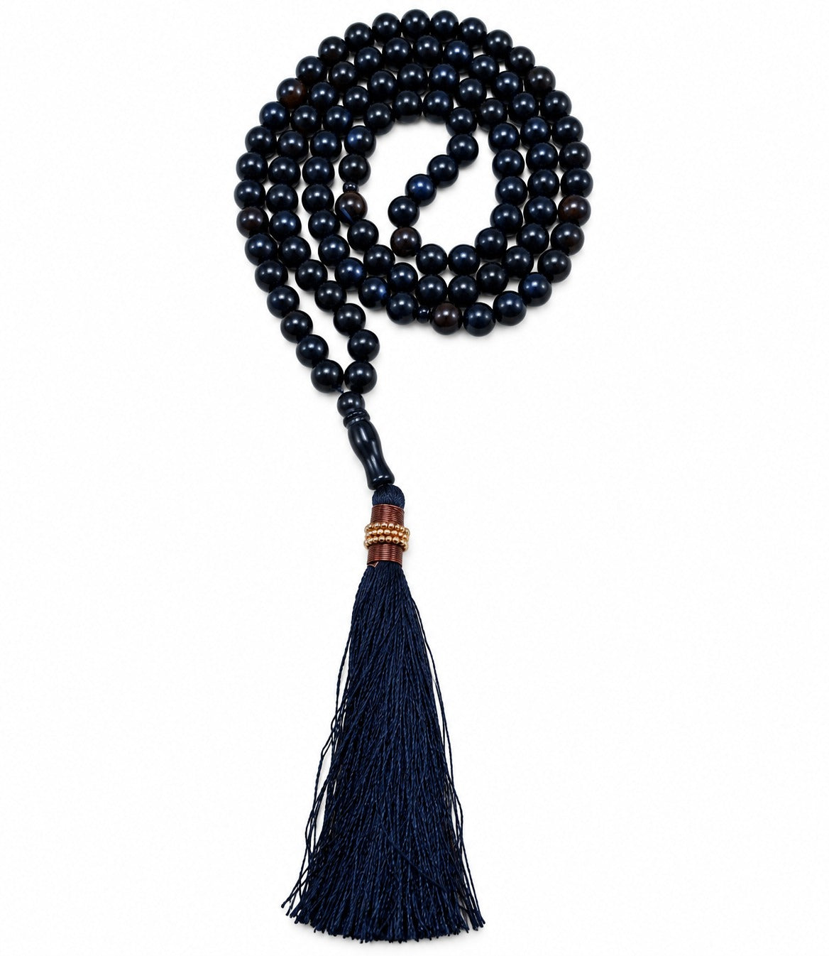 Black Aqeeq Stone Tasbeeh 10mm 100 Beads, Natural Original Gem-stone.