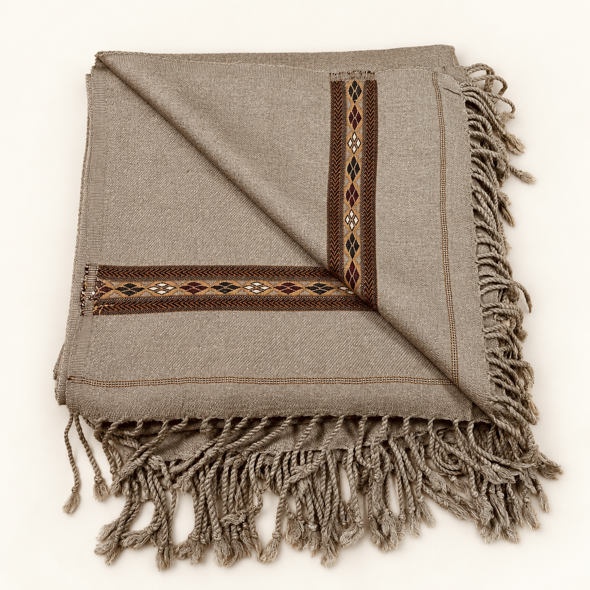 Nowbahar 64 — The Signature Shawl, Handmade & Pure Woolen NB 110
