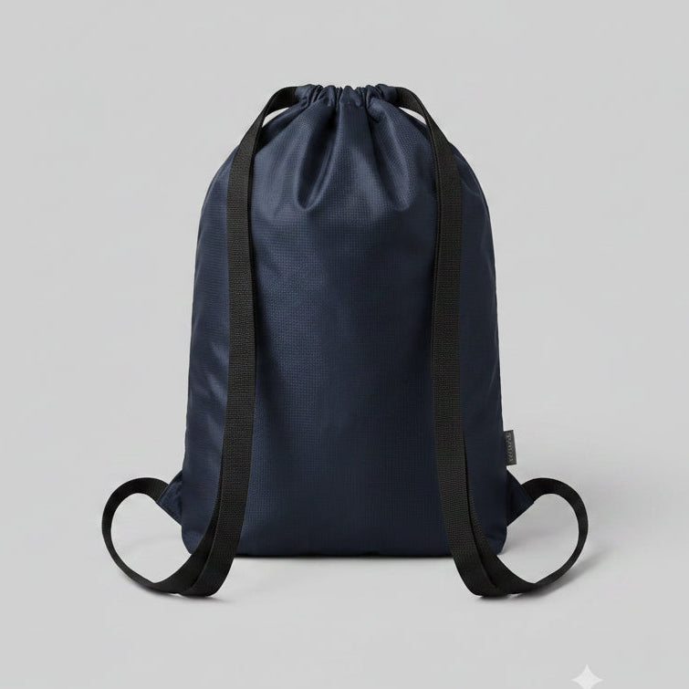 Drawstring Bag – Waterproof, All-Purpose for Hajj Umrah College/Uni , Gym & Daily Use ( Blackish)