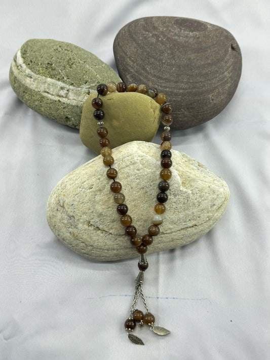 Galaxy Aqeeq Tasbih Stone 10mm/33 Beads