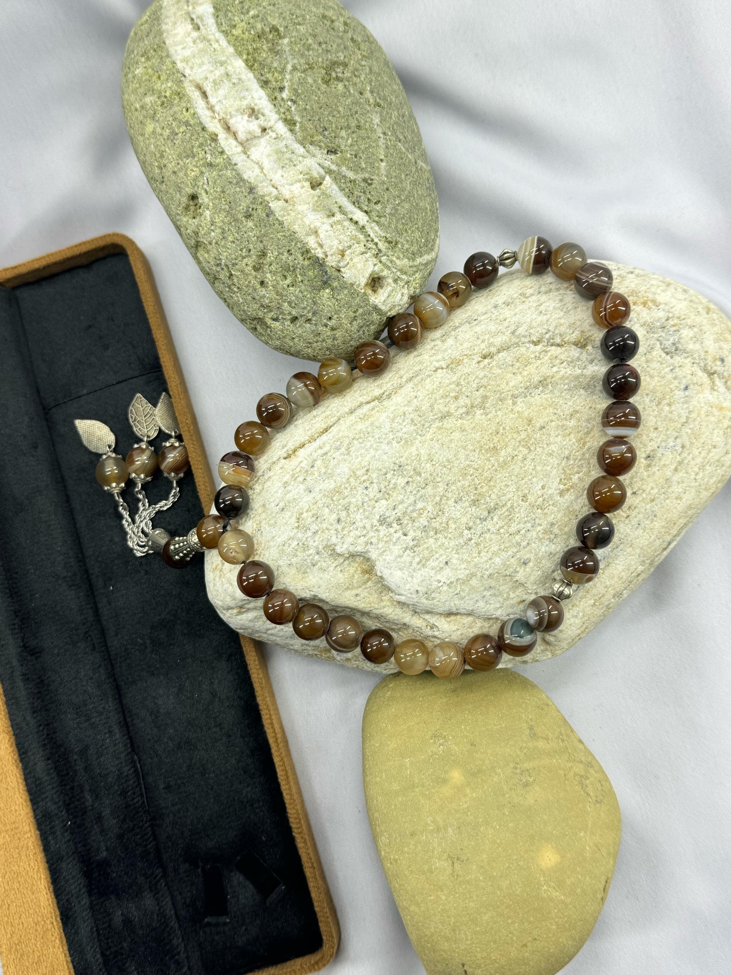 Galaxy Aqeeq Tasbih Stone 10mm/33 Beads