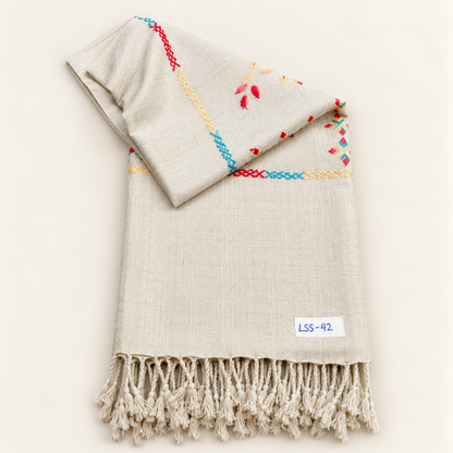 Ladies Swati Handmade Woolen Shawl , Article No LSS-0