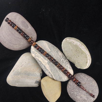 Brown Aqeeq  Stone Tasbeeh Turkish Style  12mm/33 Beads