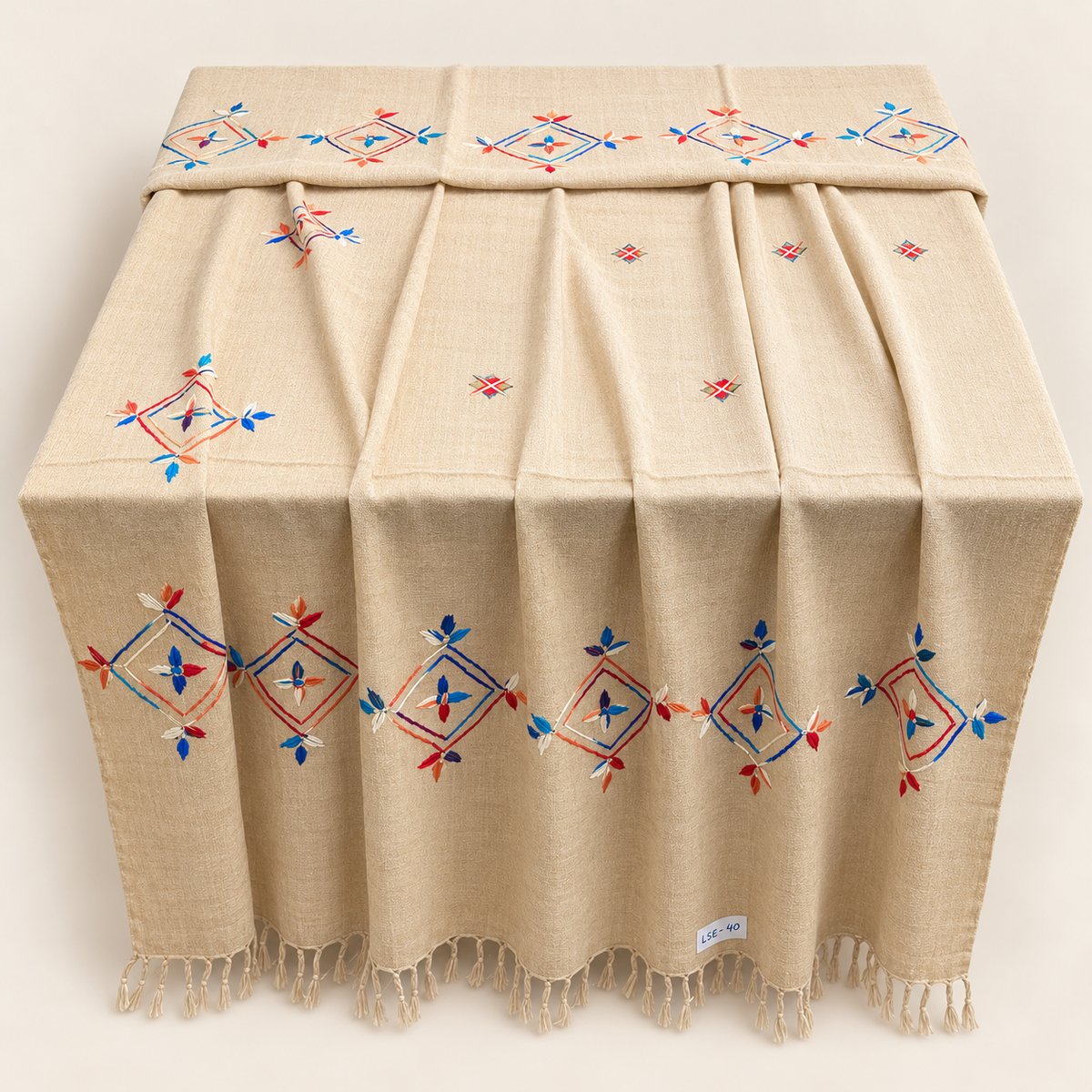Ladies Swati Handmade Woolen Shawl , Article No LSS-040