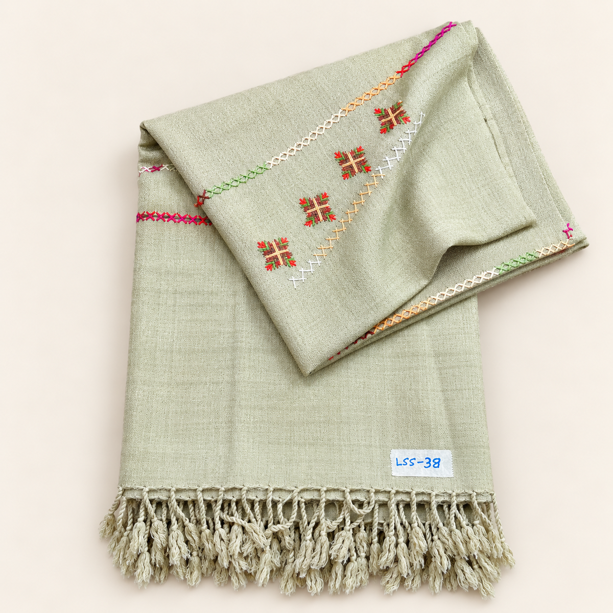 Ladies Swati Handmade Woolen Shawl , Article No LSS-038