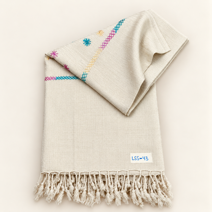 Ladies Swati Handmade Woolen Shawl , Article No LSS-043
