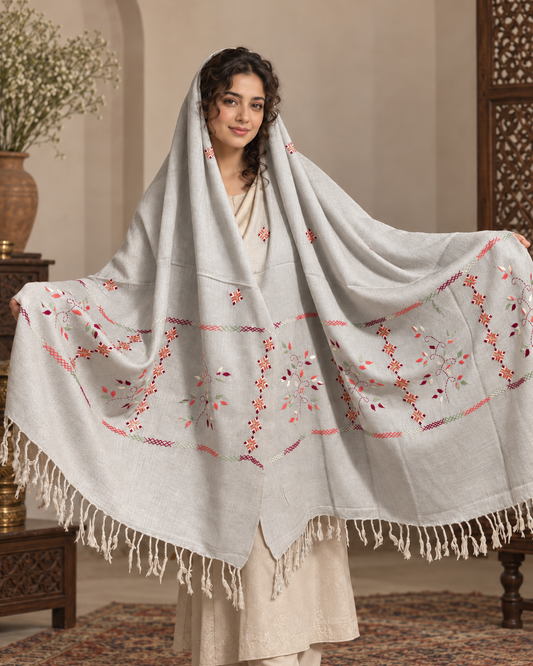 Ladies Swati Handmade Woolen Shawl , Article No LSS-025