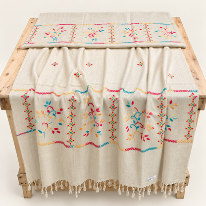 Ladies Swati Handmade Woolen Shawl , Article No LSS-0