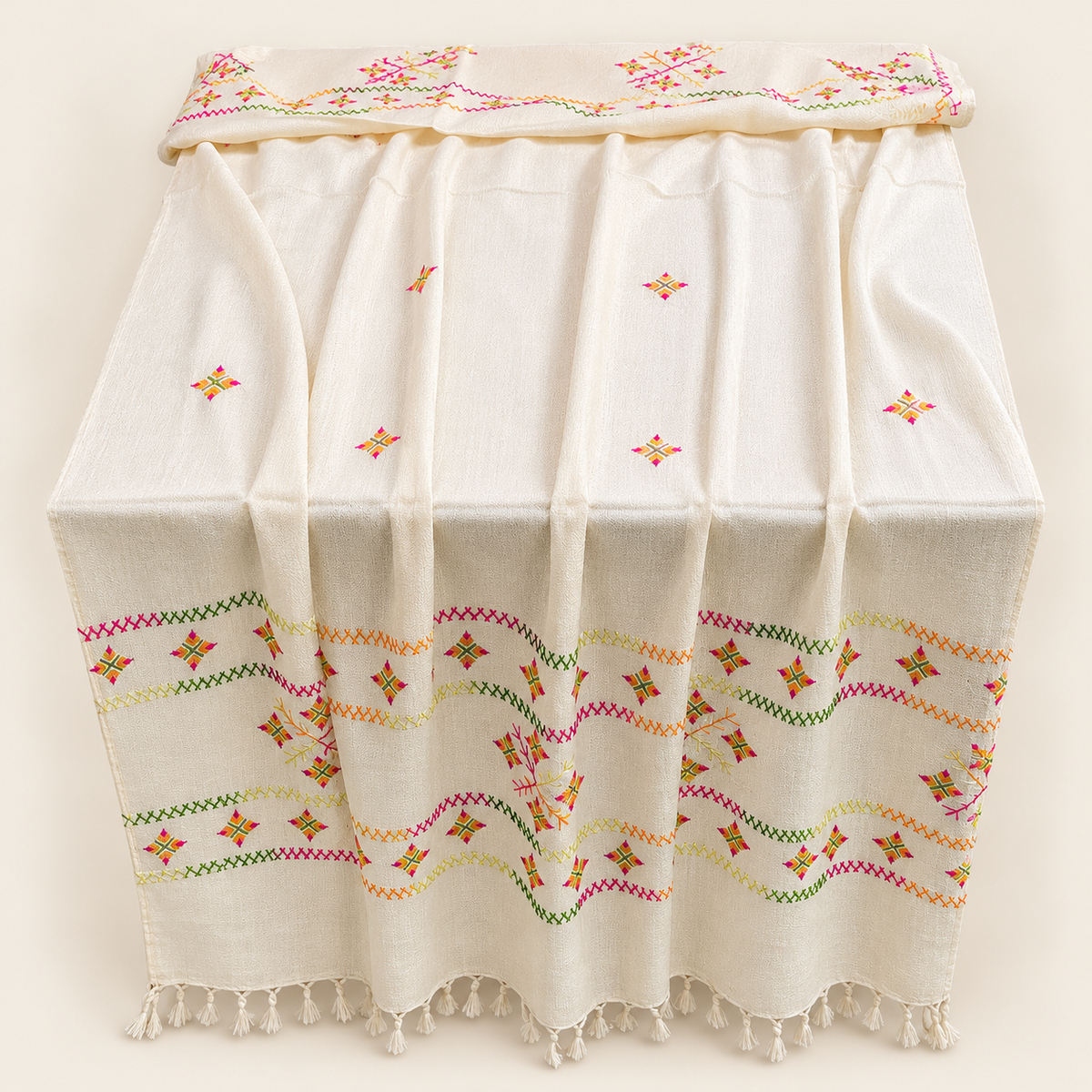 Ladies Swati Handmade Woolen Shawl , Article No LSS-019