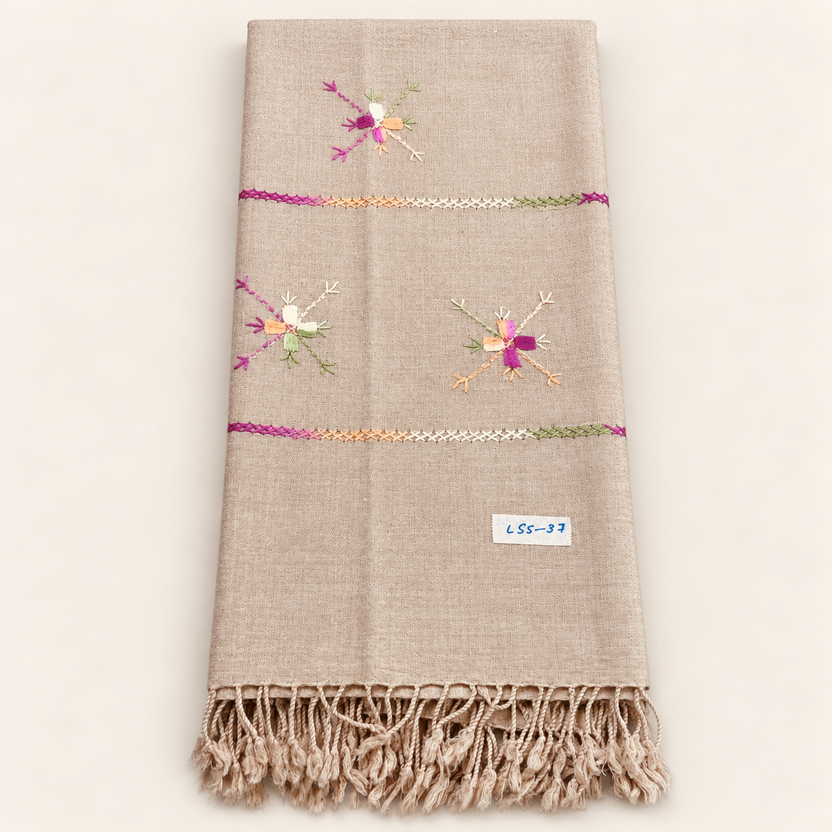 Ladies Swati Handmade Woolen Shawl , Article No LSS-037