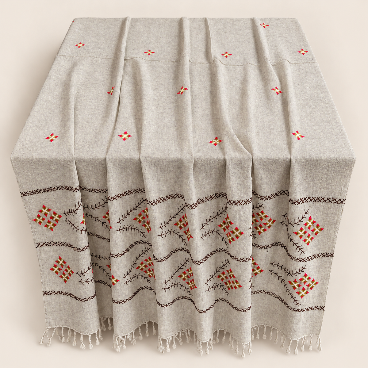 Ladies Swati Handmade Woolen Shawl , Article No LSS-020