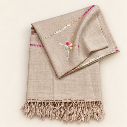 Ladies Swati Handmade Woolen Shawl , Article No LSS-037