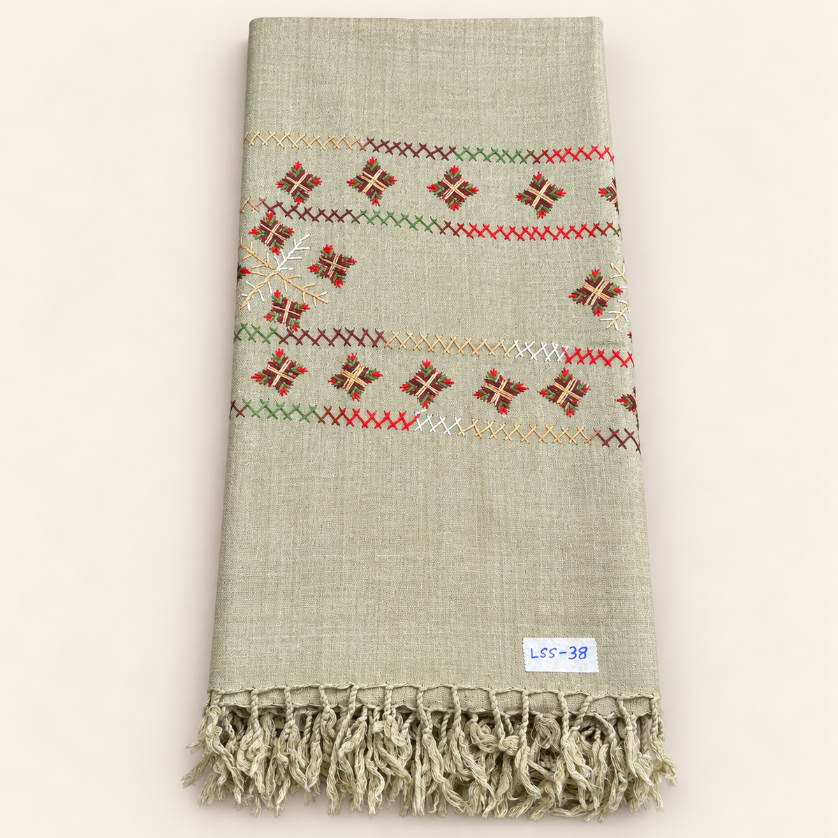 Ladies Swati Handmade Woolen Shawl , Article No LSS-038