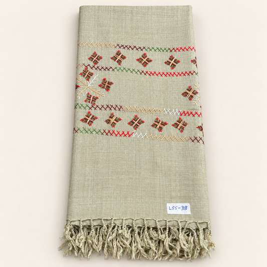 Ladies Swati Handmade Woolen Shawl , Article No LSS-038