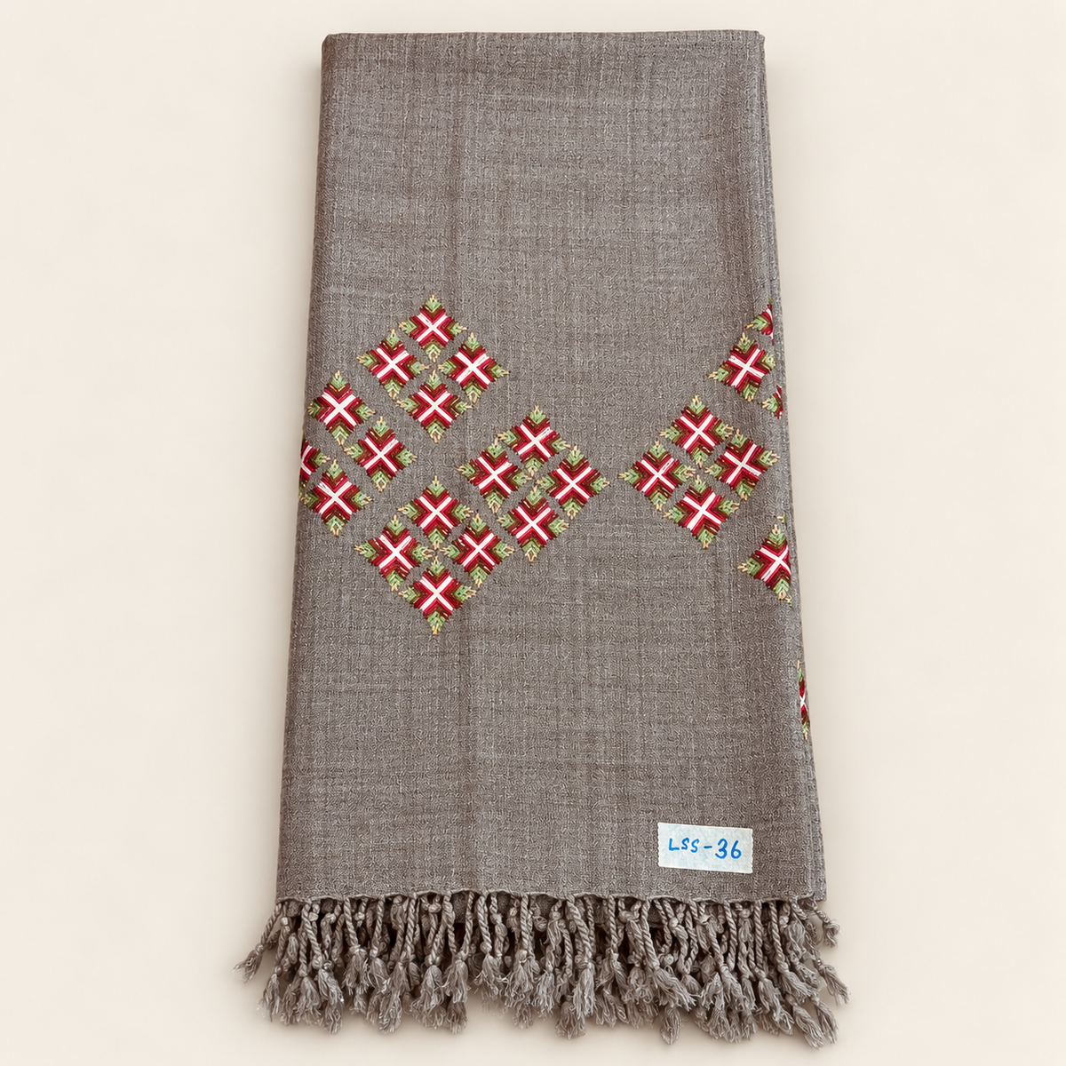 Ladies Swati Handmade Woolen Shawl , Article No LSS-036