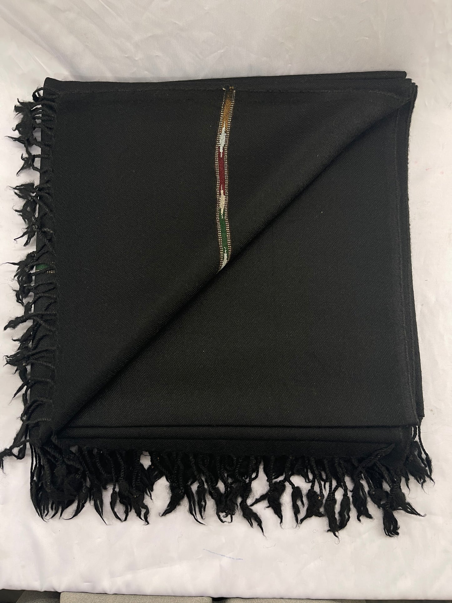 72 Count Premium Class (440 gram) Swati  Shawl Off-White,“A Touch of Tradition — Includes a Complimentary Pakool!”