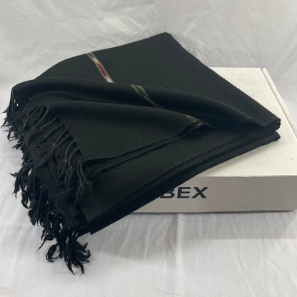 72 Count Premium Class (440 gram) Swati  Shawl Black Color ,“A Touch of Tradition  Includes a Complimentary Pakool!”