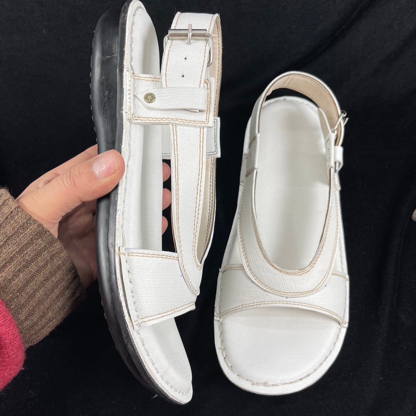 Handmade Leather Slippers for Hajj & Umrah