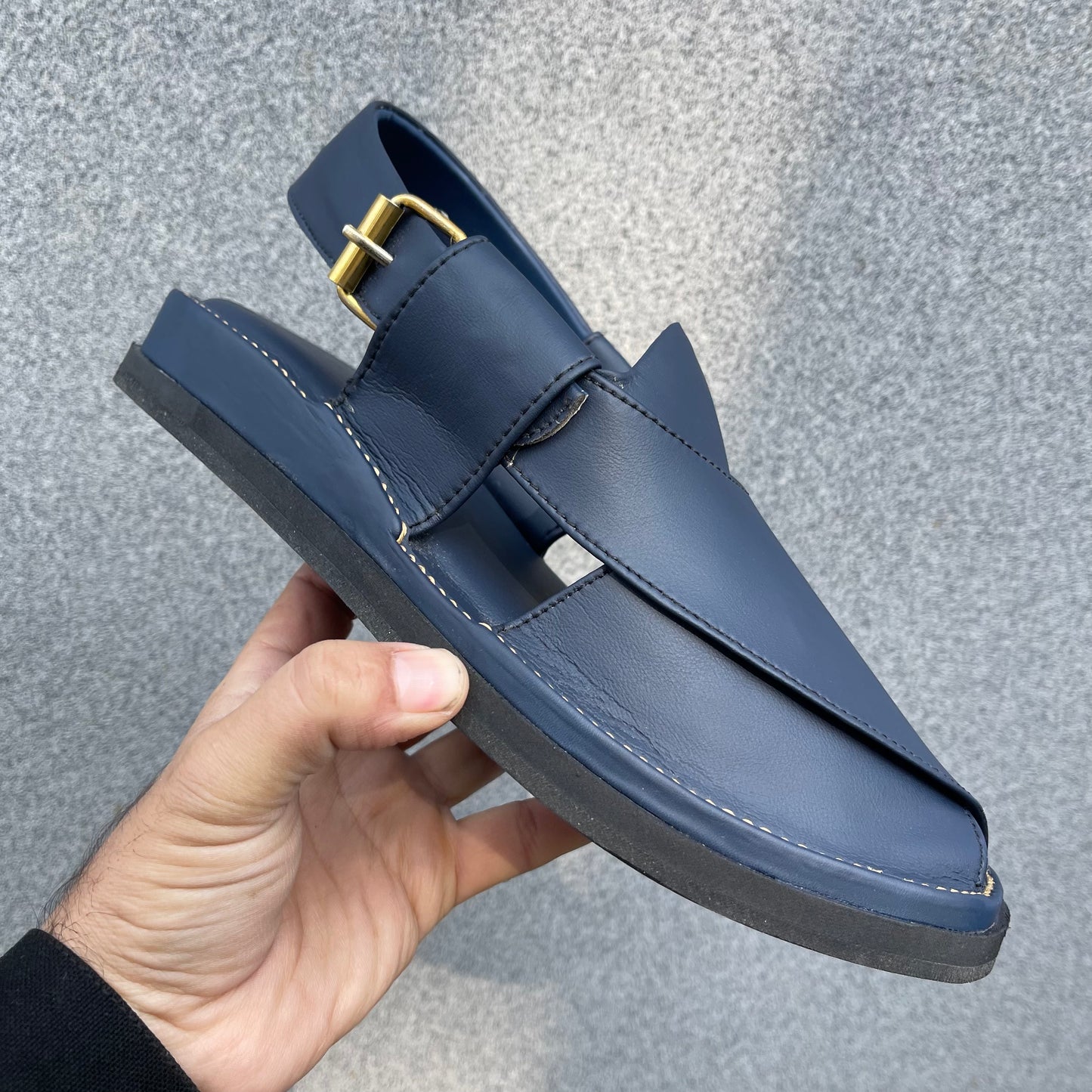 Pehshawri - Naram Qadam-Pro-Navy Blue.