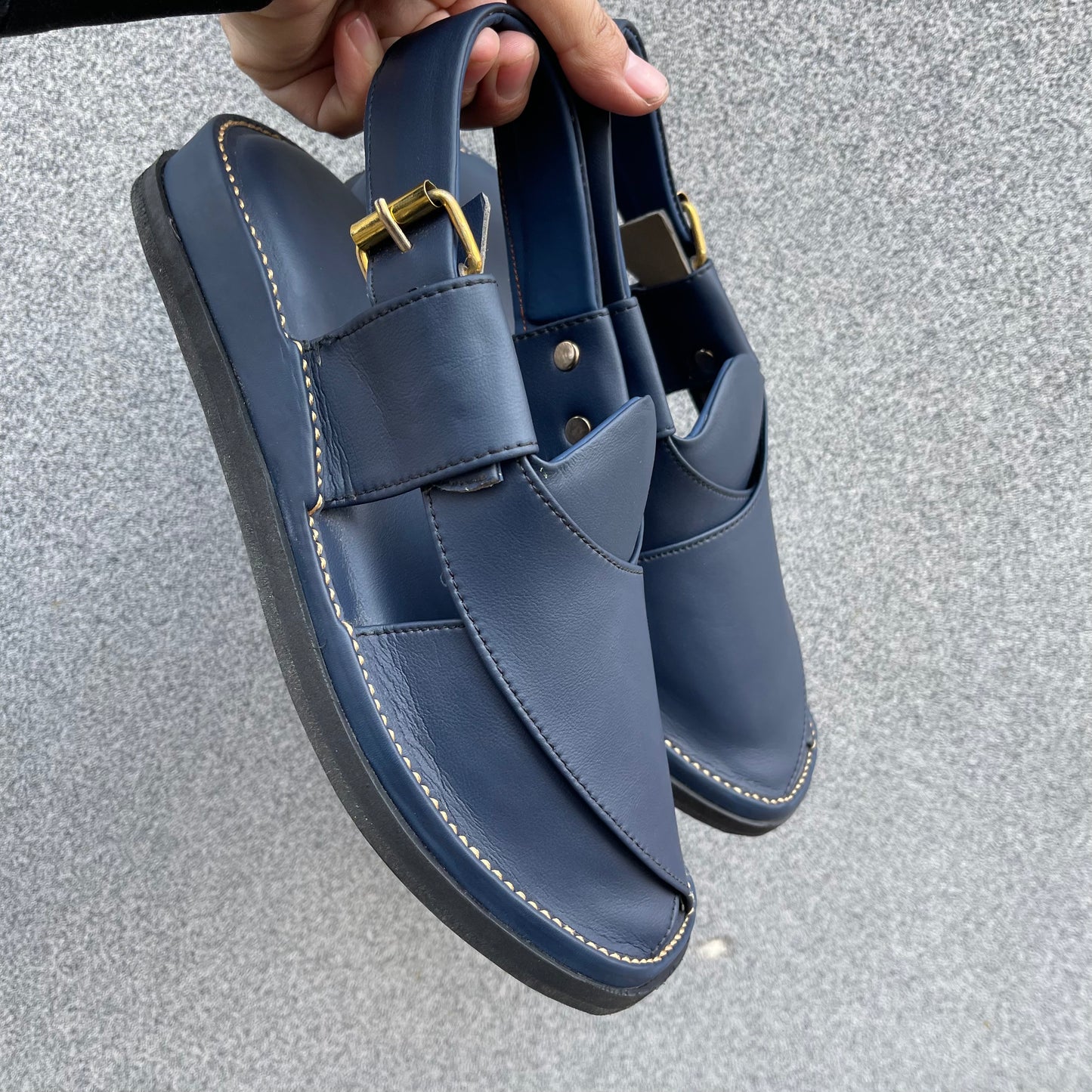 Pehshawri - Naram Qadam-Pro-Navy Blue.