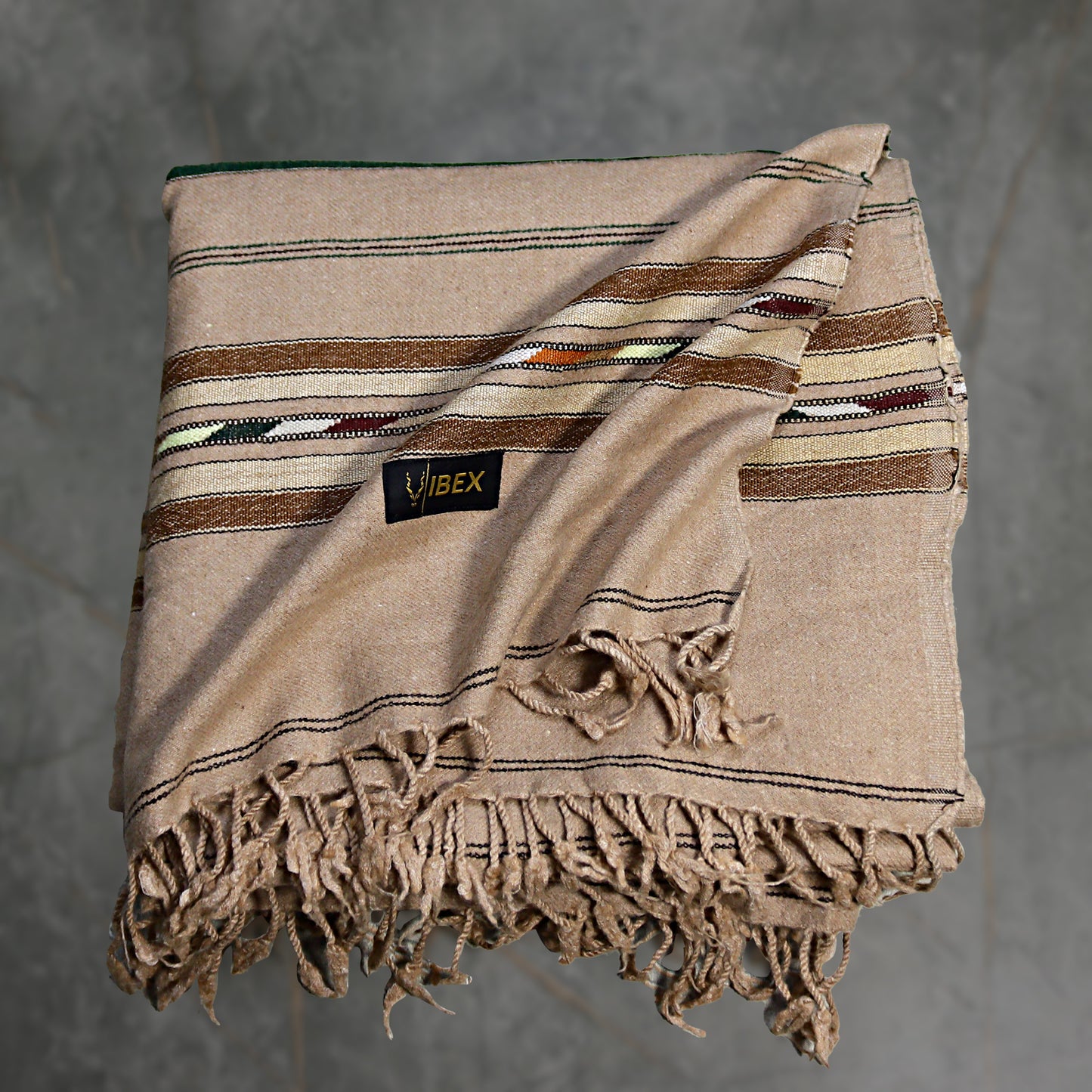 Angora Swati Handmade Shawl Brown Sada