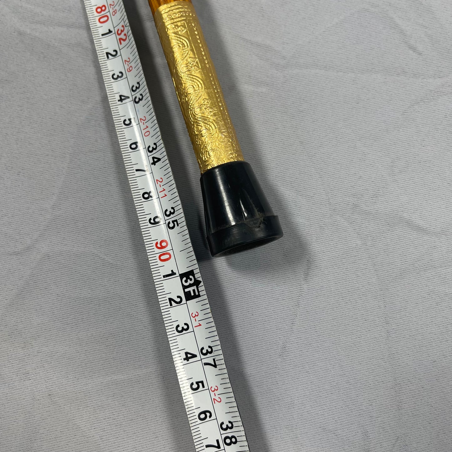 Premium Vintage Silver Round Handle Walking Cane
