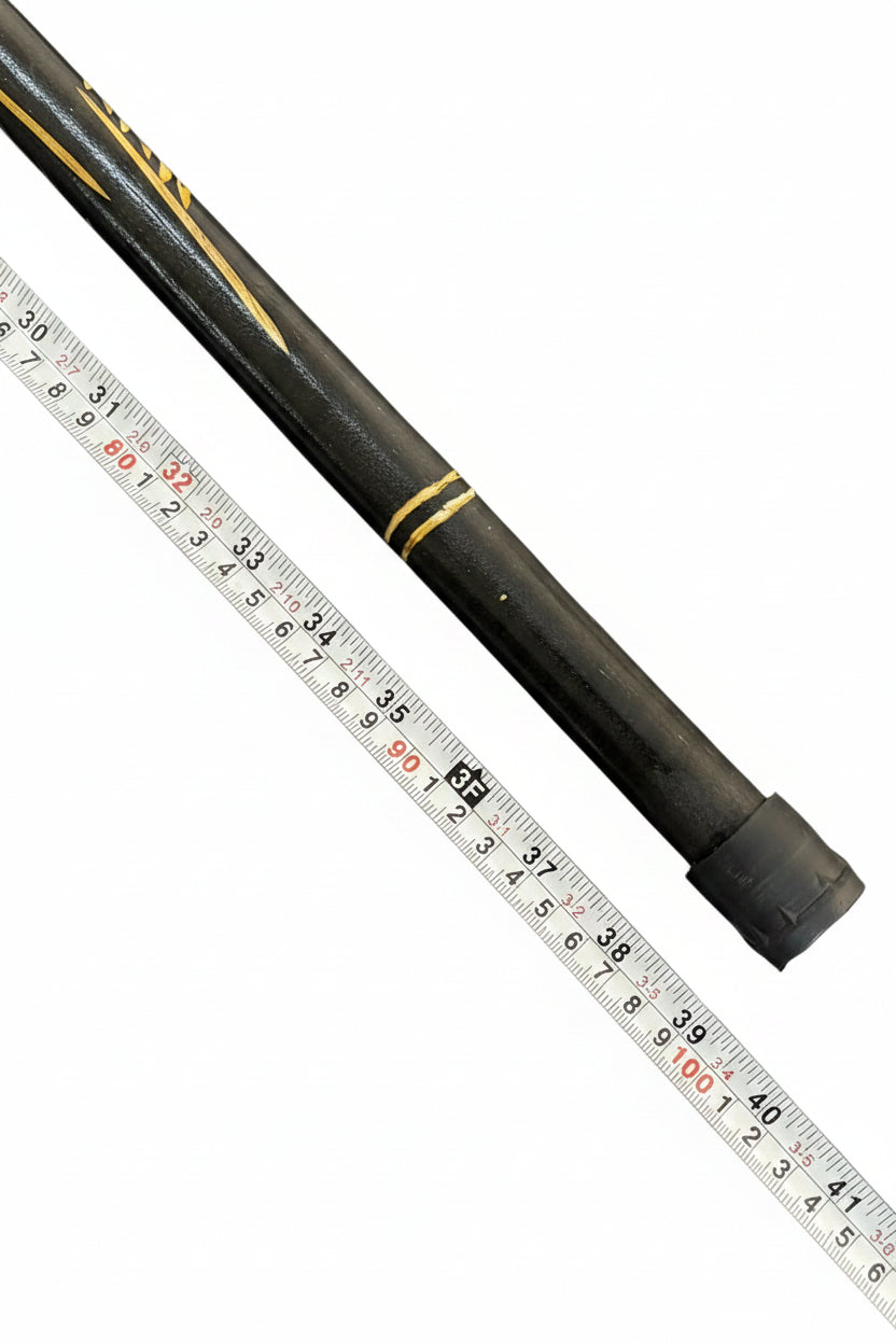 The Ebony Luxe Inlay Walking Cane Black color ( (چوبی نقوش دار شاہی عصا)