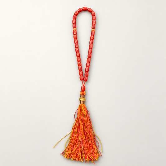 Natural Marjan Tasbeeh , 8mm 33 Beads