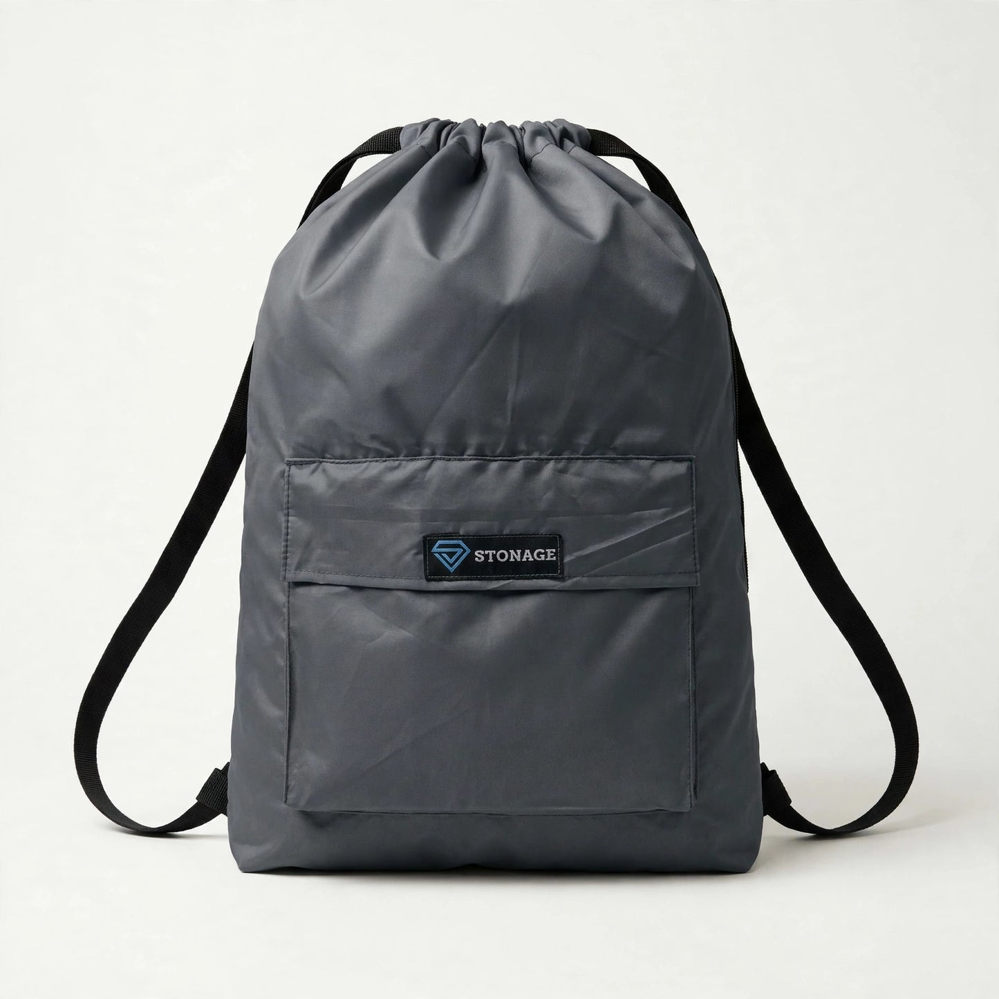Single, Drawstring Bag – , Waterproof, All-Purpose for Hajj Umrah College/Uni , Gym & Daily Use ( Grey)