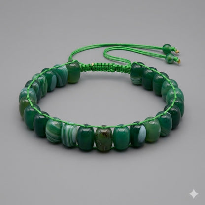 Turkish Round Green  Aqeeq  Stone Tasbeeh 21 Beads