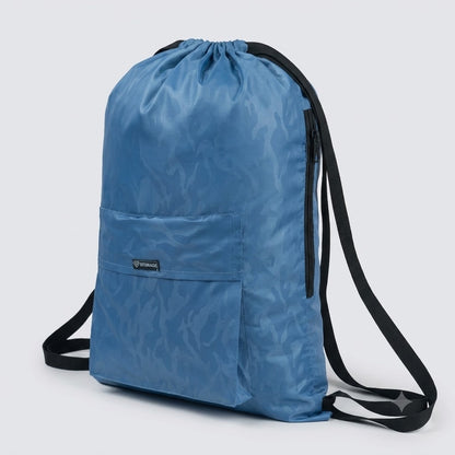 Drawstring Bag – , Waterproof, All-Purpose for Hajj Umrah College/Uni , Gym & Daily Use (Sky Blue )