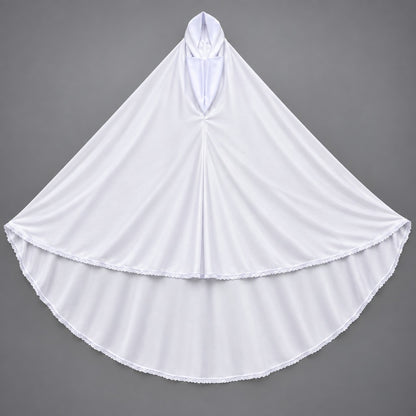 Ihram Un Nisha- Modest & Comfortable Hajj / Umrah Attire-White Color-Free Size
