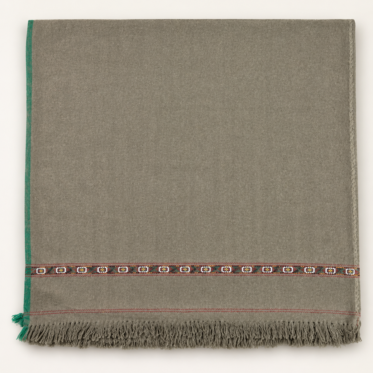 Herati - Handmade Wool Shawl,  Light Brown