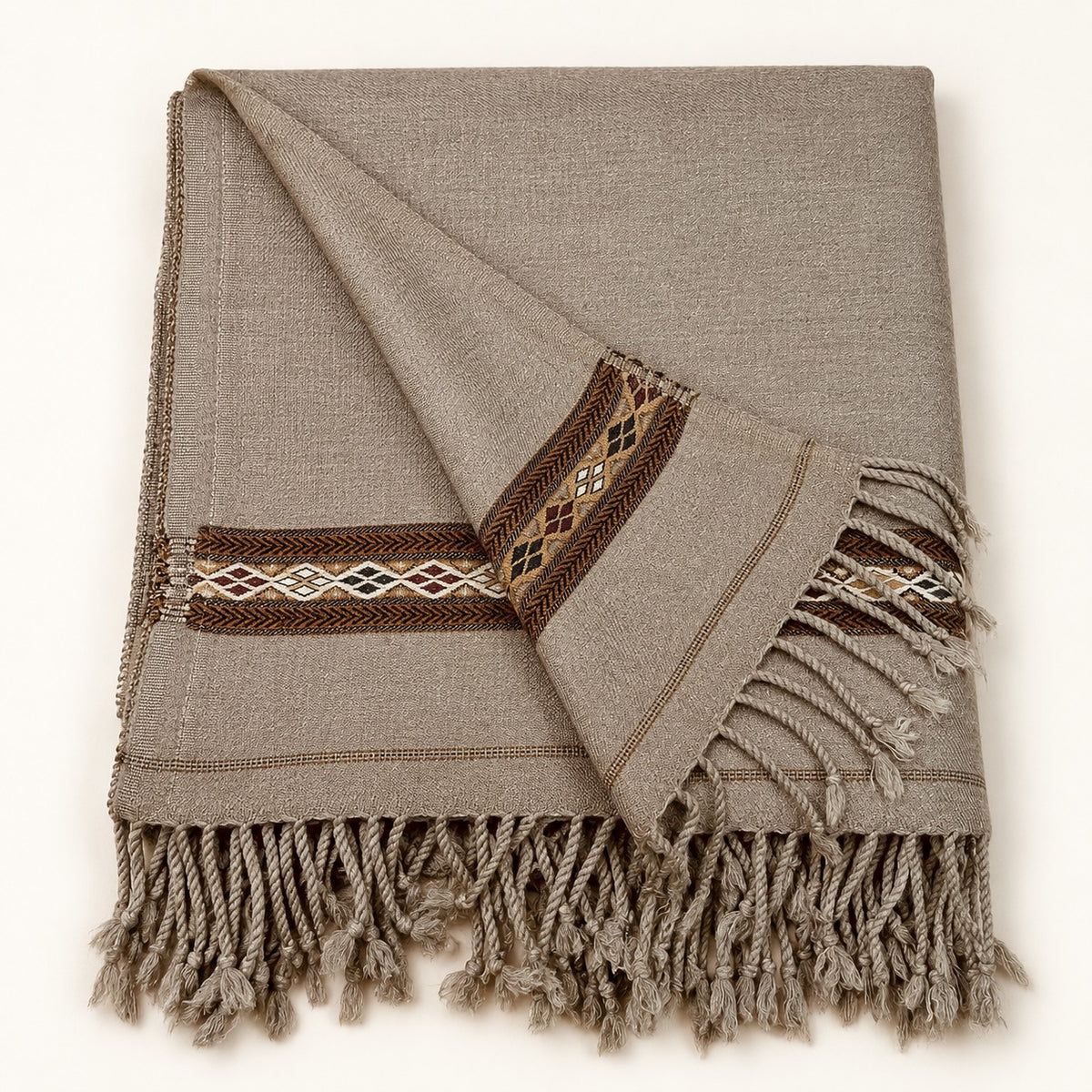 Nowbahar 64 — The Signature Shawl, Handmade & Pure Woolen NB 110