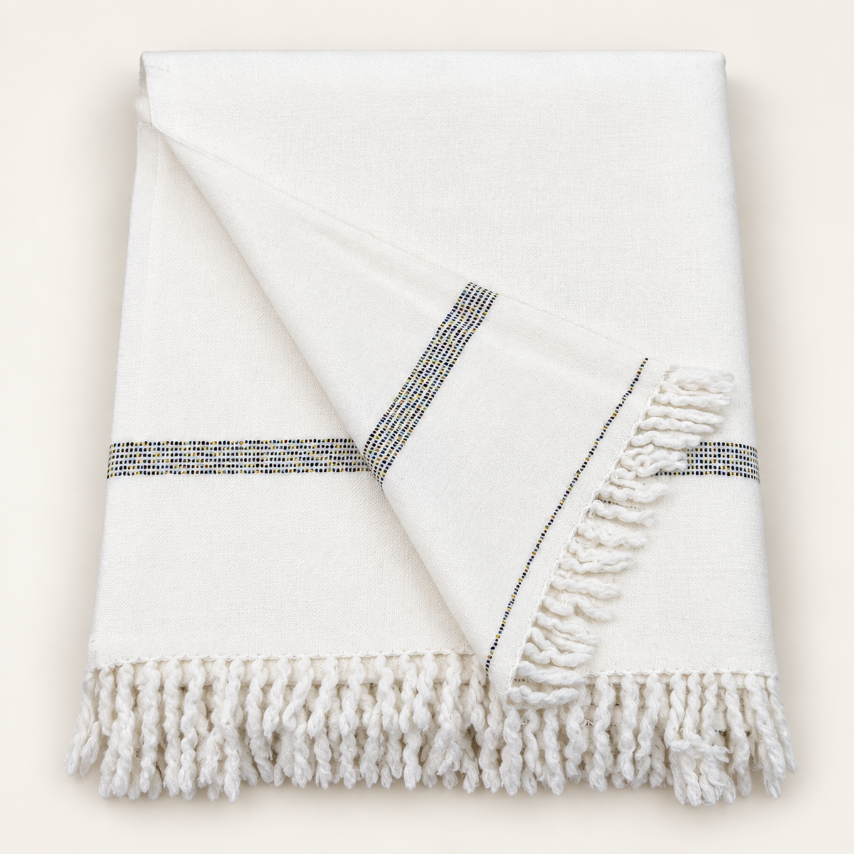 Swati Rangoli Handmade Wool Shawl.