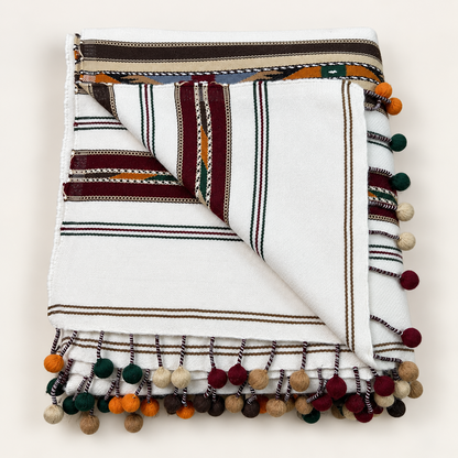 Stonage Swati Gulbahar 3 Gola Handmade Pure Wool Sharhi