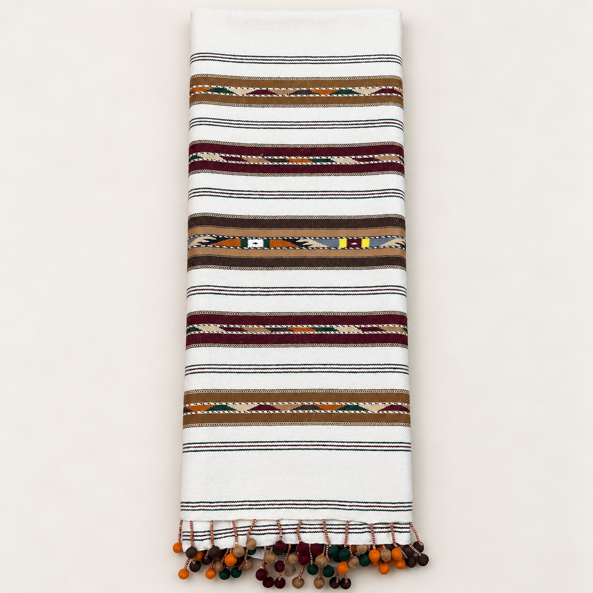 Stonage Swati Gulbahar 5 Gola Handmade Pure Wool Sharhi