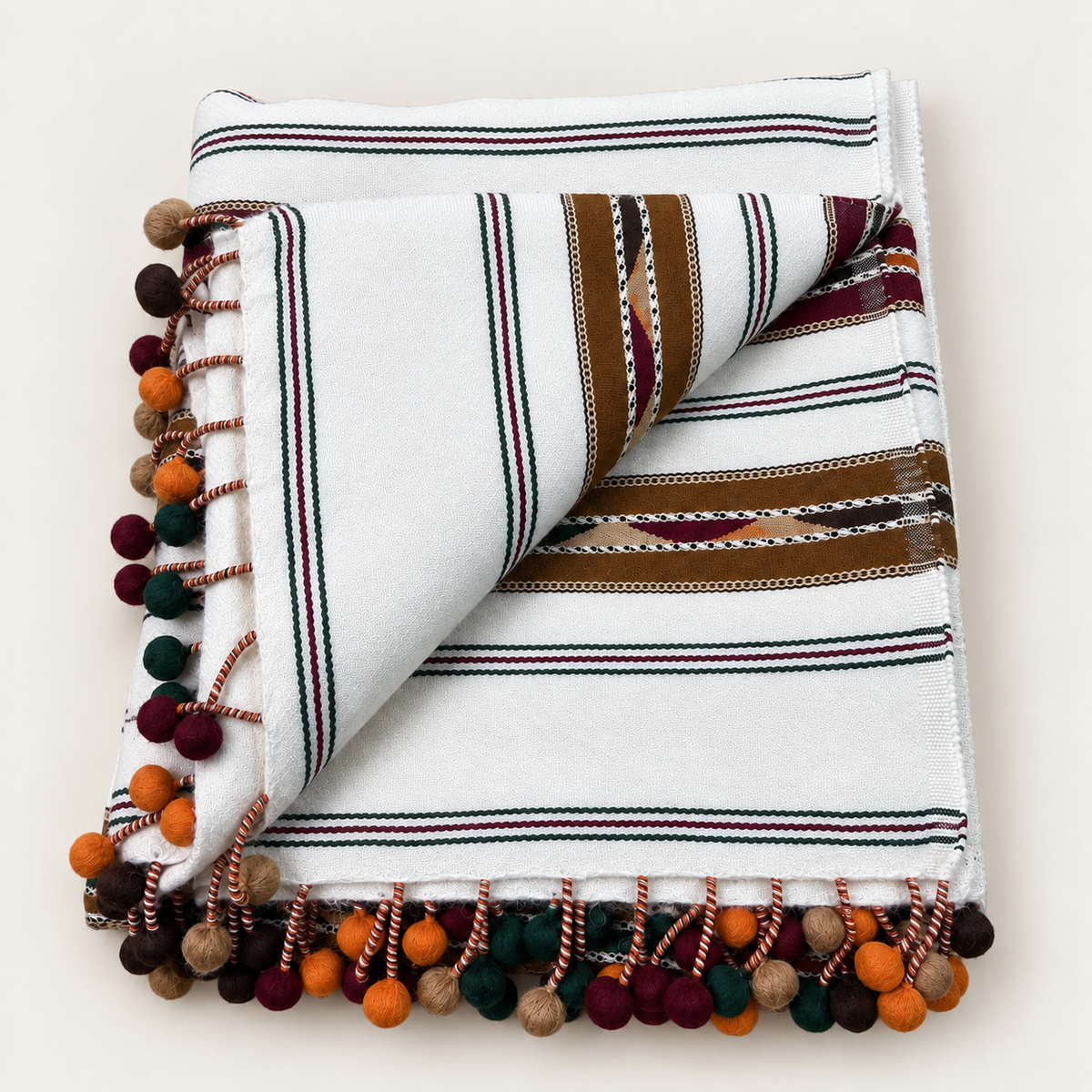Stonage Swati Gulbahar 5 Gola Handmade Pure Wool Sharhi